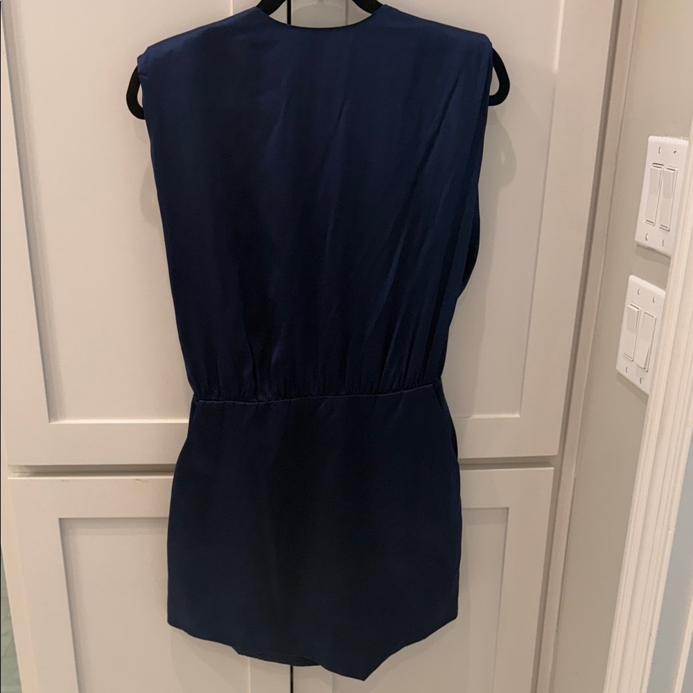 Amanda Uprichard Deep Blue Mini Dress